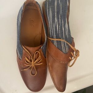 Sseko Caramel Chambray Oxford